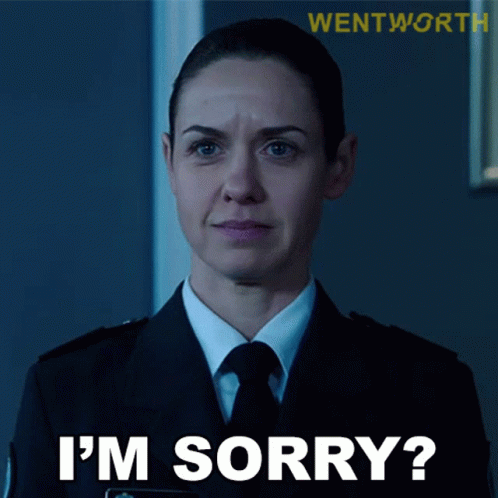 Im Sorry Vera Bennett GIF - Im Sorry Vera Bennett Wentworth GIFs