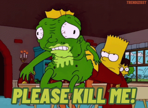 Kill Me Simpsons GIF - Kill Me Simpsons Sick GIFs