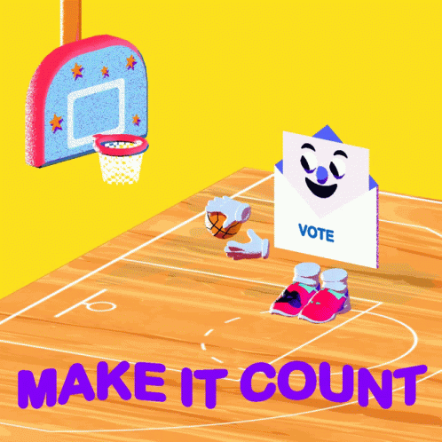 Make It Count Your Vote Counts GIF - Make It Count Your Vote Counts Your Vote Matters GIFs