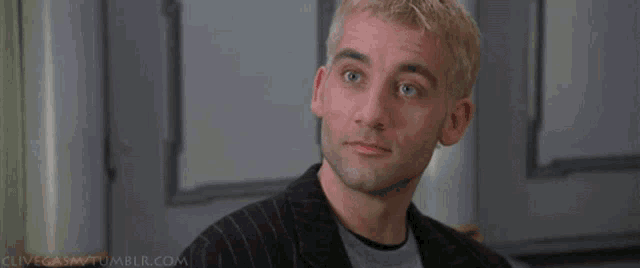a close up of a man 's face with the words cuvegasm tumblr.com in the lower right corner