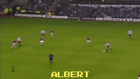 Philippe Albert Albert Goal Newcastle GIF - Philippe Albert Albert Goal Newcastle Albert Chip Schmeichel GIFs