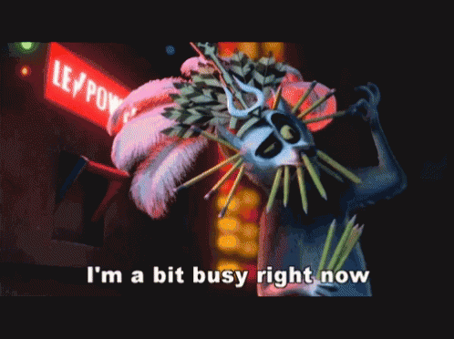 Busy King GIF