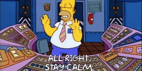 Calm Simpsons GIF - Calm Simpsons Stay Calm GIFs