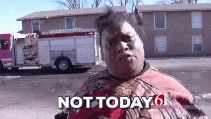 Get Out GIF - Not Today News Black Woman GIFs