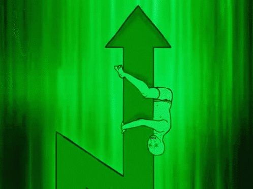 Green Arrow GIF - Green Arrow Going Up GIFs