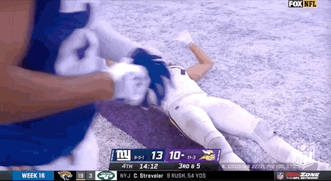 a fox nfl broadcast of a football game