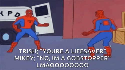Two Spiderman GIF - Two Spiderman Pointing GIFs