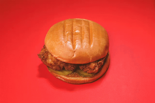 Chick Fil A Chicken Sandwich GIF - Chick Fil A Chicken Sandwich Fast Food GIFs