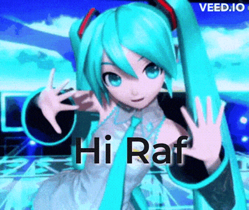 Miku Hi Raf Hatsune Miku GIF - Miku Hi Raf Miku Hatsune Miku GIFs