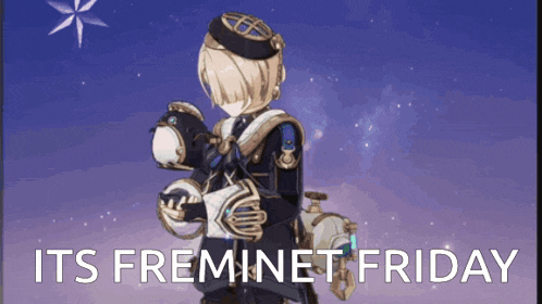 a character from a video game says it 's freminet friday .