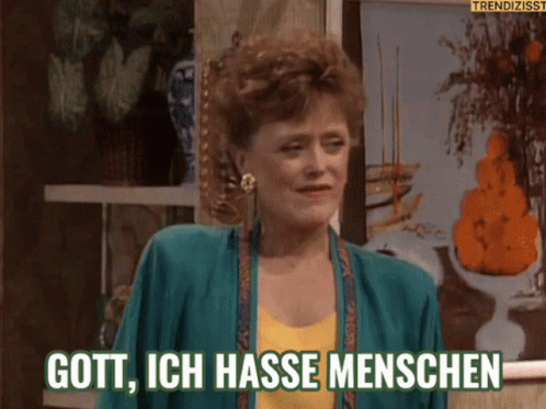 I Hate People Ich Hasse Menschen GIF - I Hate People Ich Hasse Menschen Golden Girls GIFs