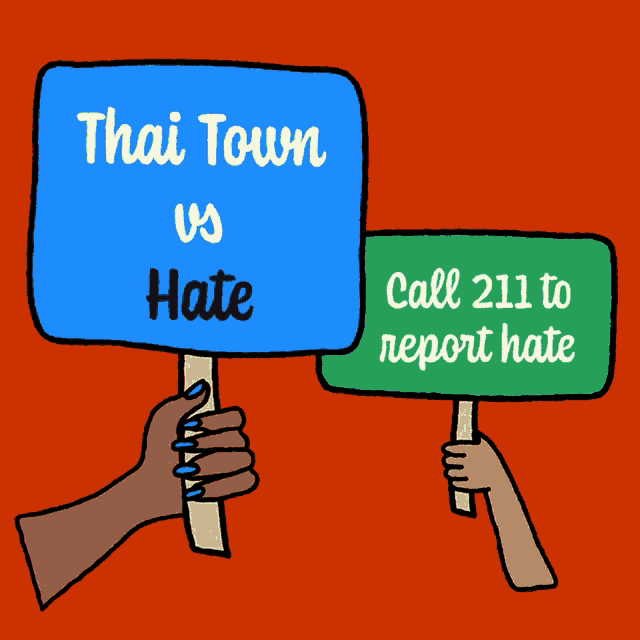 Thai Town Vs Hate Odio GIF - Thai Town Vs Hate Thai Town Odio GIFs