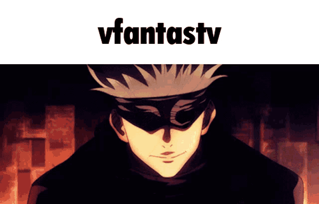 a picture of a man with a mask and the words vfantastv below him