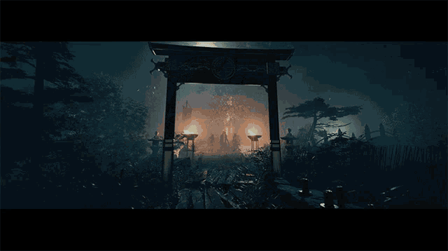 a samurai is standing in front of a screen that says data error