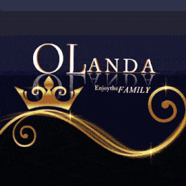 an ad for olanda enjoy the family with a crown