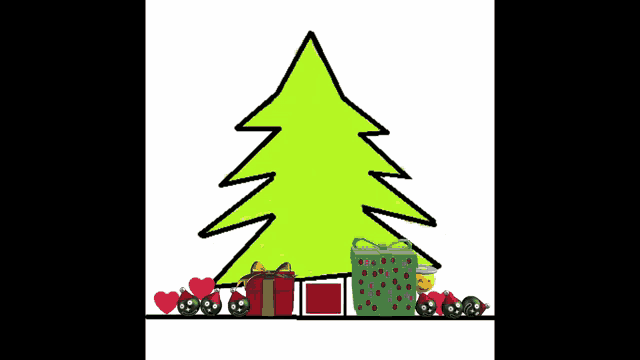 Emoji Art Christmas Tree GIF - Emoji Art Emoji Christmas Tree GIFs