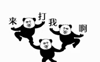a group of panda bears are holding hands in a black and white drawing .