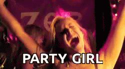 Party Hard GIF - Party Hard Party Girl GIFs