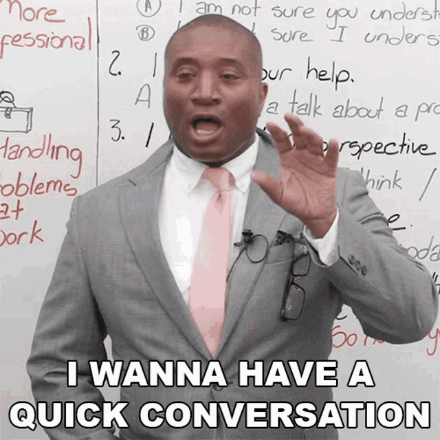 I Wanna Have A Quick Conversation James GIF - I Wanna Have A Quick Conversation James Engvid GIFs