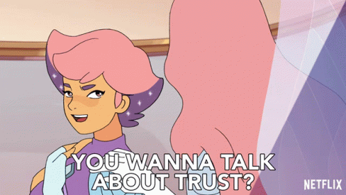 You Wanna Talk About Trust Glimmer GIF - You Wanna Talk About Trust Glimmer Queen Angella GIFs