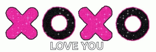 Xoxo Love You GIF - Xoxo Love You Glitter GIFs