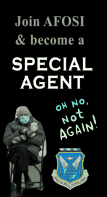 an advertisement for afosi and become a special agent