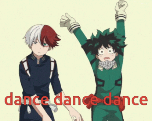 Shoto X Deku Anime GIF - Shoto X Deku Anime Dance GIFs