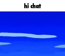 three planes are flying in the blue sky with the words hi chat above them