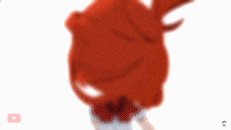 a girl with red hair is holding a glass of beer in front of her face