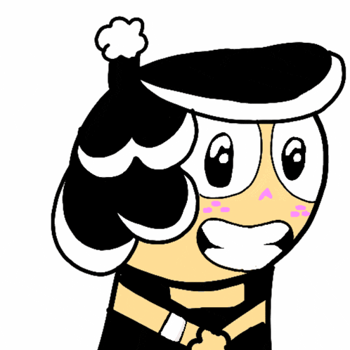 a cartoon character with a crown on his head