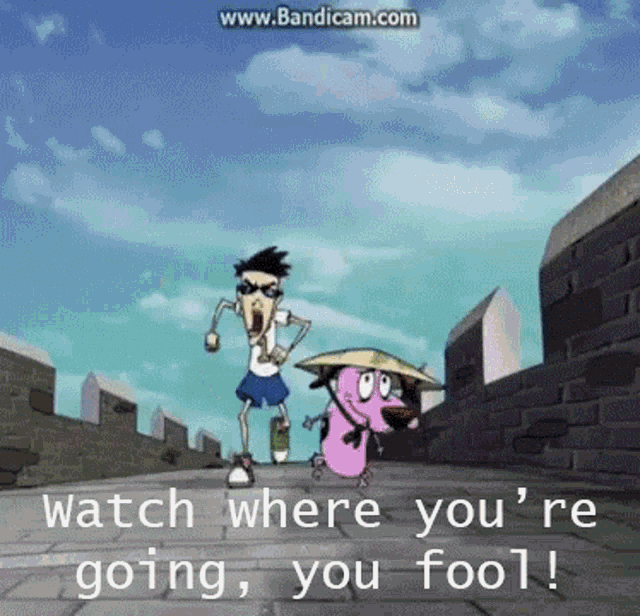 Courage Courage The Cowardly Dog GIF - Courage Courage The Cowardly Dog Coward Dog GIFs