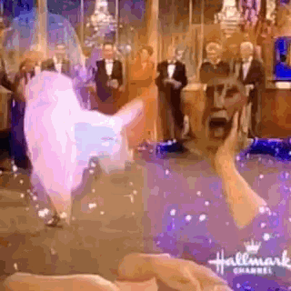 a hallmark channel advertisement with a ghost coming out of a bottle