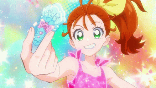 Tropical Rouge Precure Cure Summer GIF - Tropical Rouge Precure Cure Summer Transformation GIFs