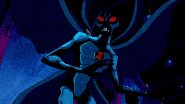 a cartoon drawing of a monster with flames coming out of it 's chest