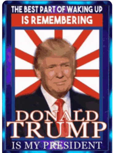 donald trump is the best part of waking up is remembering donald trump is my president