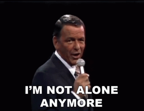 Im Not Alone Anymore Frank Sinatra GIF - Im Not Alone Anymore Frank Sinatra Not Alone GIFs