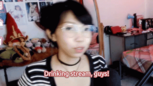 Drinking Stream Guys Kristel Cua GIF - Drinking Stream Guys Kristel Cua Kitz Cua GIFs