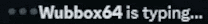 a blurry image of the words wubbox64 is typing