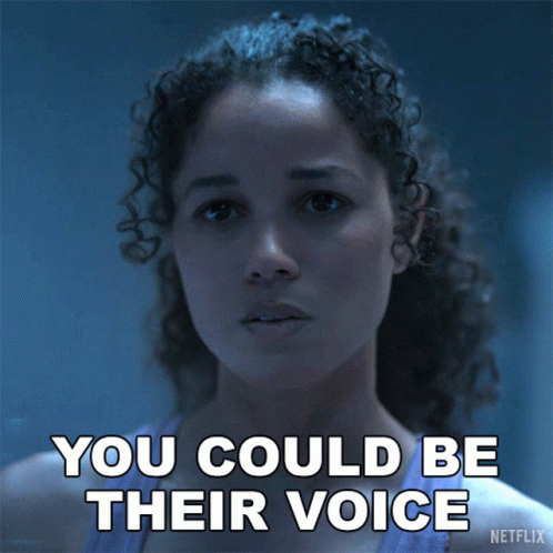 You Could Be Their Voice Nicole Warren GIF - You Could Be Their Voice Nicole Warren Raising Dion GIFs