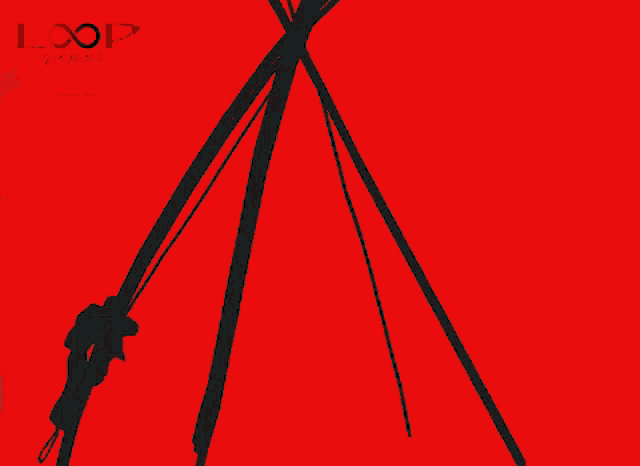a red background with the words loop nepal written on it