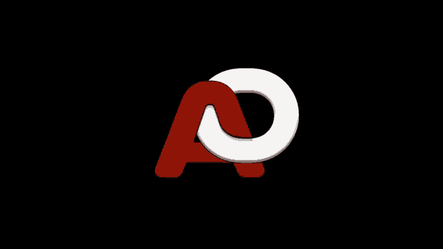 a logo for after olds with a red a and a white circle