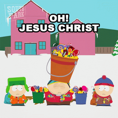 Oh Jesus Christ Eric Cartman GIF - Oh Jesus Christ Eric Cartman Stan Marsh GIFs
