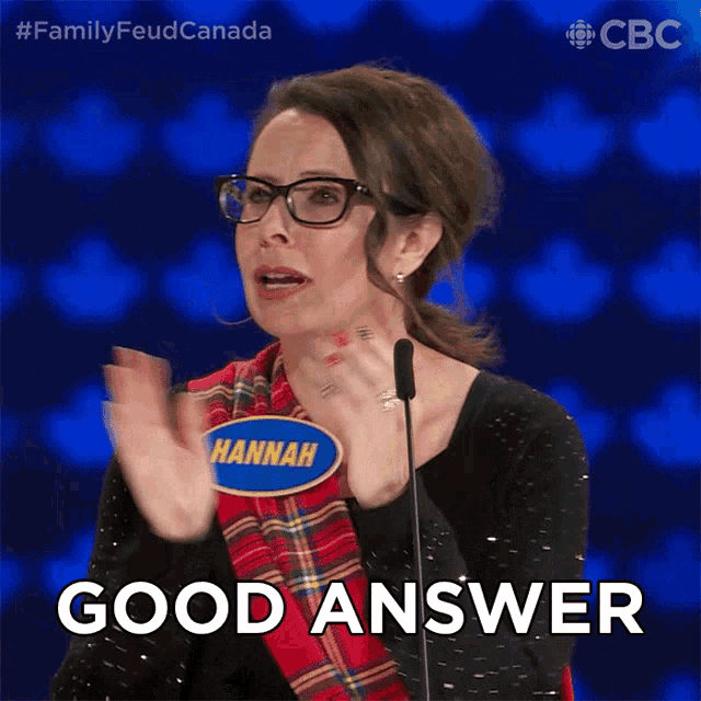 Good Answer Family Feud Canada GIF - Good Answer Family Feud Canada Nice Answer GIFs