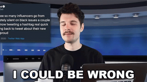 I Could Be Wrong Benedict Townsend GIF - I Could Be Wrong Benedict Townsend Youtuber News GIFs