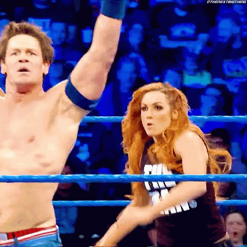 Becky Lynch Throws GIF - Becky Lynch Throws John Cena GIFs