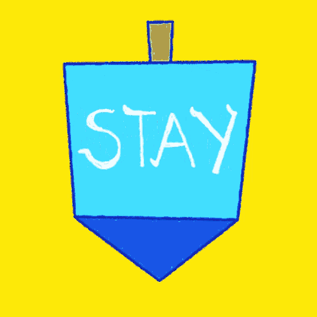 a drawing of a blue top with the word home on it