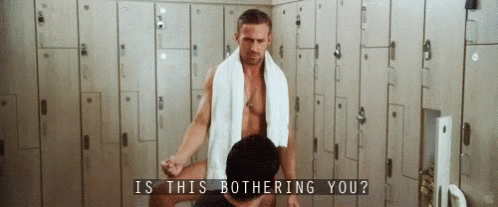 Planet Fitness Is This Bothering You GIF - Planet Fitness Is This Bothering You Ryan Gosling GIFs