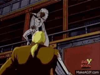 a fox kids logo can be seen in the corner of a cartoon scene