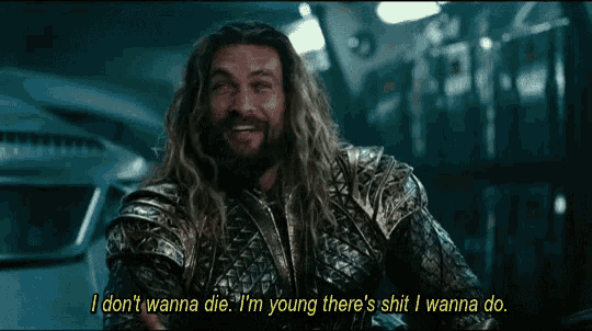 a man with long hair and a beard says i don t wanna die
