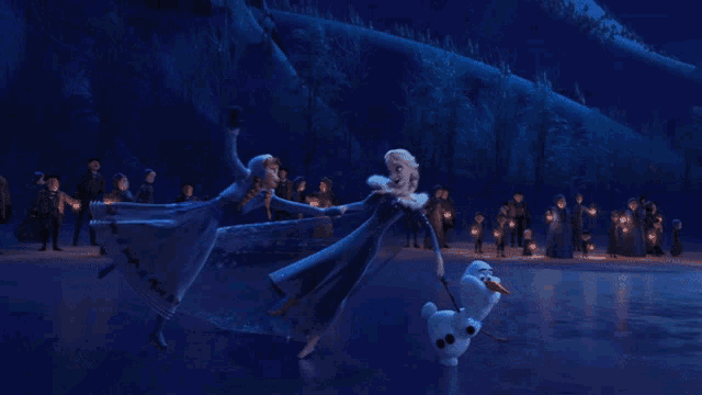 Olafs Frozen Adventure Queen Elsa GIF